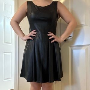 Black Leather Dress